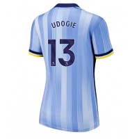 Maglia Calcio Tottenham Hotspur Destiny Udogie #13 Seconda Divisa Donna 2024-25 Manica Corta